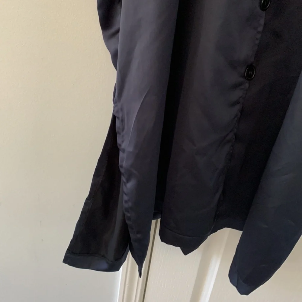 Tabitha‎ navy caftan size 16 silky cover Up oversized lagenlook bohemian